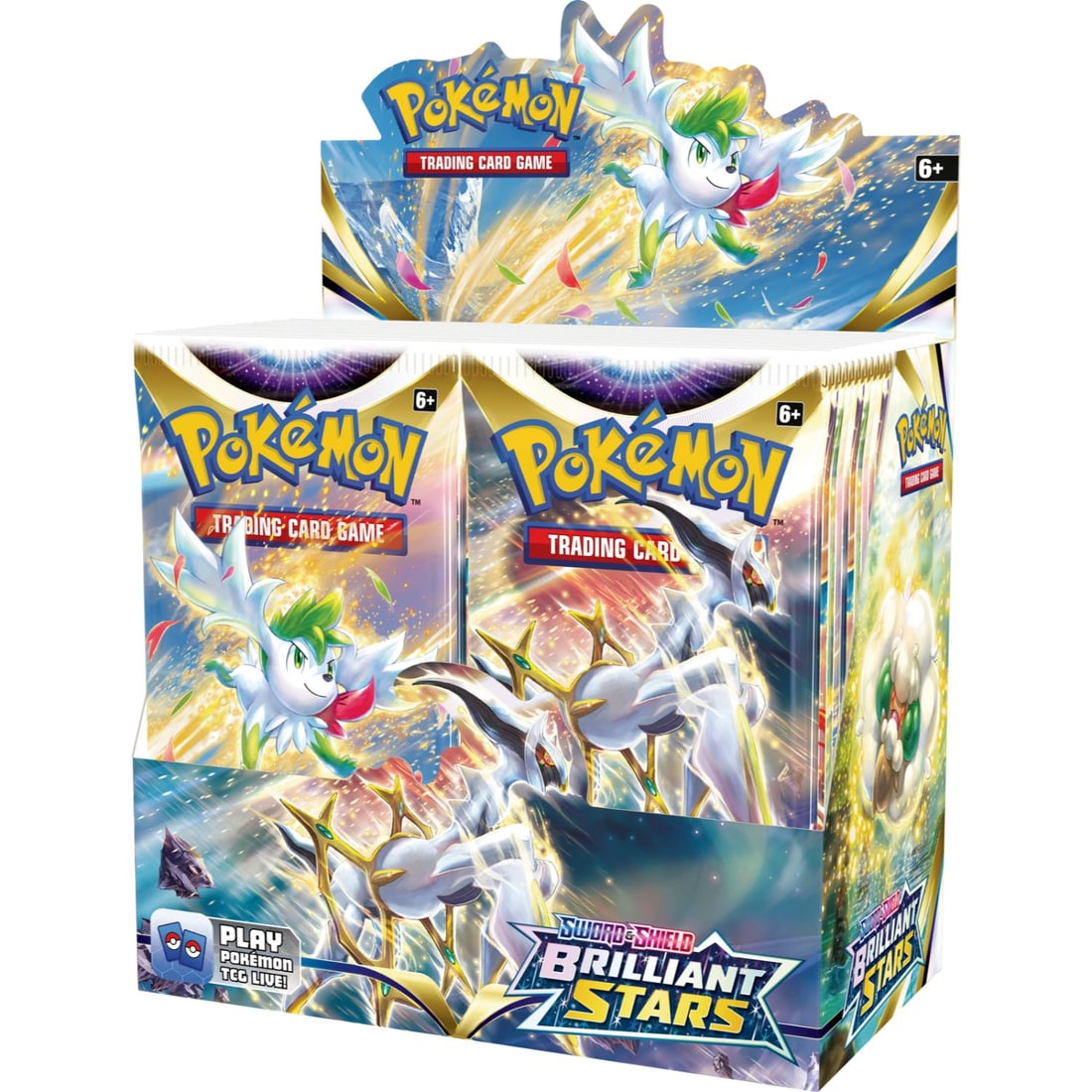Pokemon TCG Sword & Shield Brilliant Stars Booster Box Factory Sealed: Pokemon TCG Sword & Shield Brilliant Stars Booster Box Factory Sealed