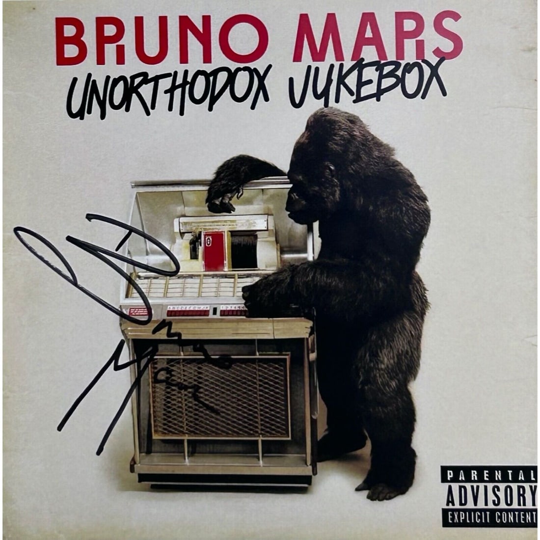 Bruno Mars Signed 