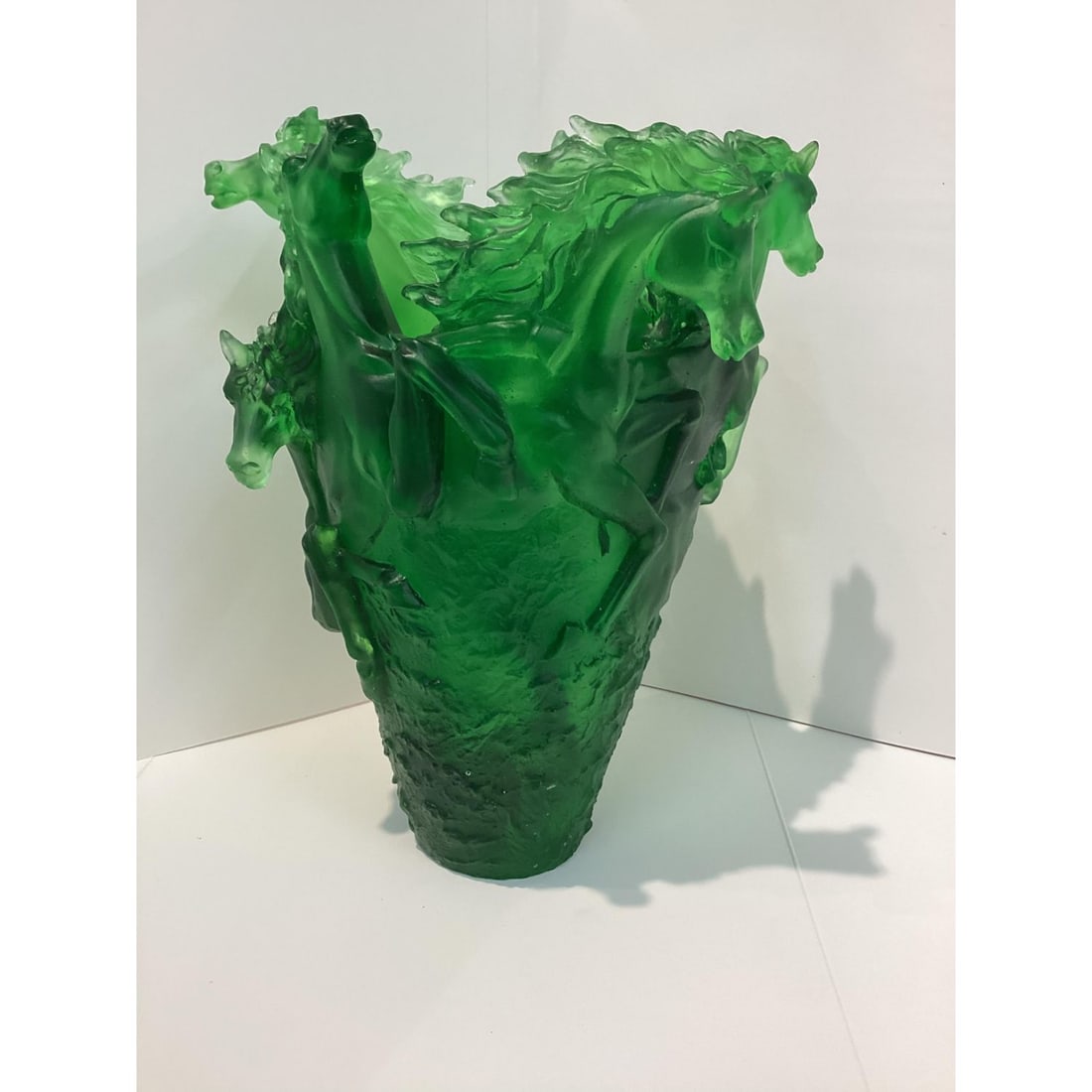 Nancy Daum Style Horse Vase H9" (1 of 1)