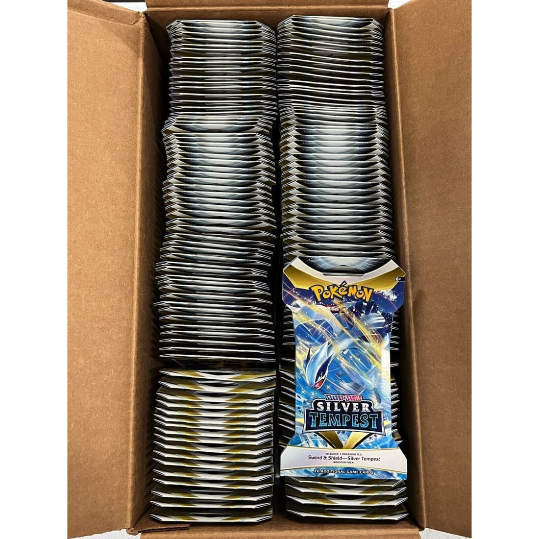 Pokemon TCG Sword & Shield Silver Tempest Factory Sealed Booster Pack Case (144x Packs) (1 of 1)
