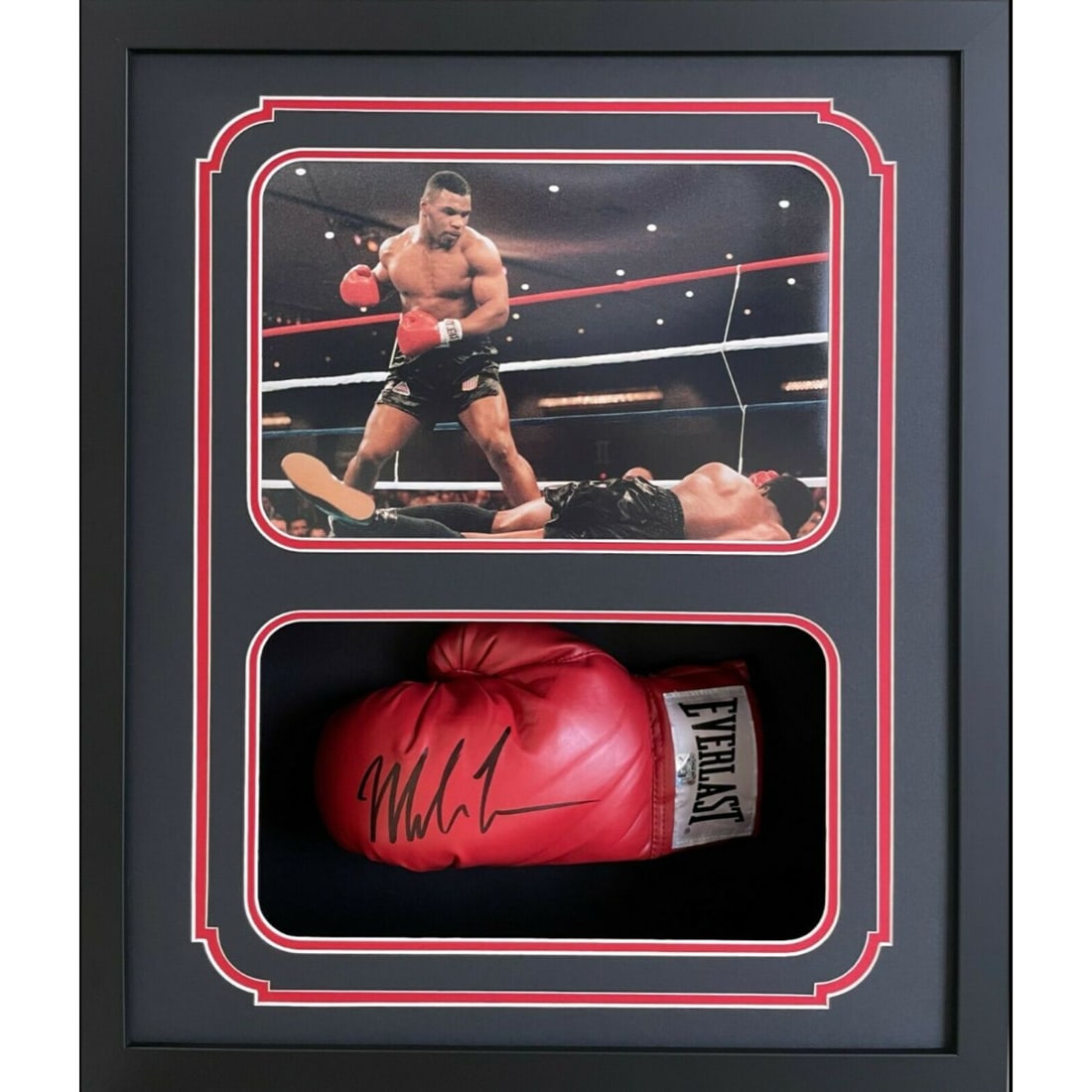 Mike Tyson Signed Custom Framed Boxing Glove (TYSON) (1 of 1)