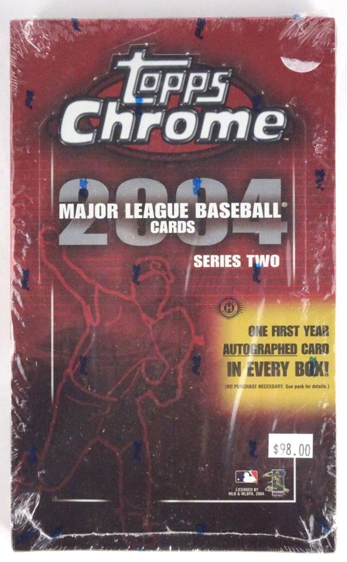 2004 Topps Chrome Series 2 Baseball Hobby Box (1 of 1)