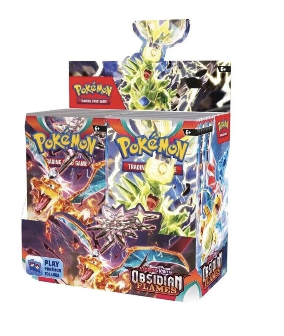 PokÃ©mon Obsidian Flames Booster Box Factory Sealed: PokÃ©mon Obsidian Flames Booster Box Factory Sealed