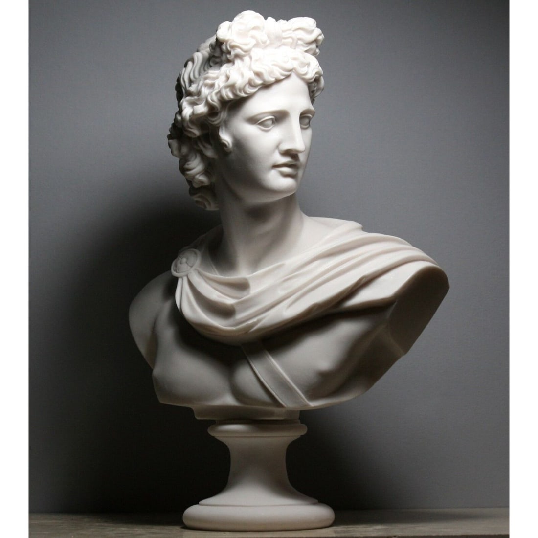 Greek Roman God Marble Bust Sculpture (1 of 3)