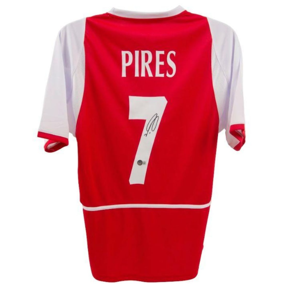 Robert Pires Signed Arsenal Invincibles Home Jersey (Beckett): Robert Pires Signed Arsenal Invincibles Home Jersey (Beckett)