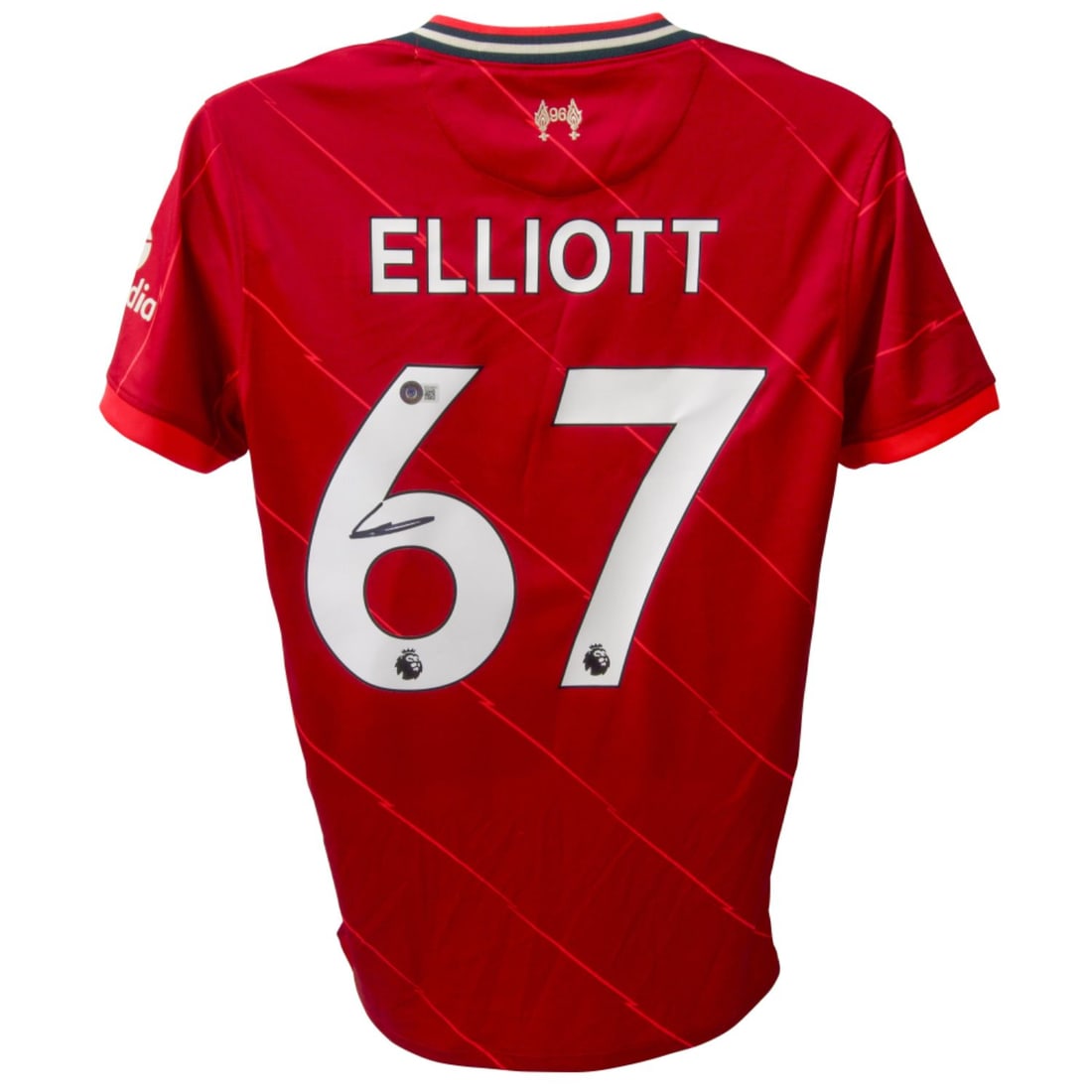 Harvey Elliot Signed Liverpool Jersey (Beckett): Harvey Elliot Signed Liverpool Jersey (Beckett)