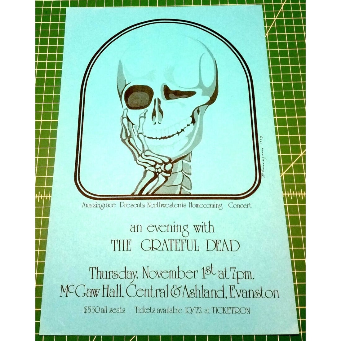 THE GRATEFUL DEAD Original 1973 Concert Poster (1 of 1)