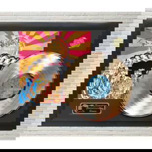 Jimi Hendrix – Axis Bold As Love Framed Reproduction Signature Gold LP Record Display M4: Jimi Hendrix – Axis Bold As Love Framed Reproduction Signature Gold LP Record Display M4