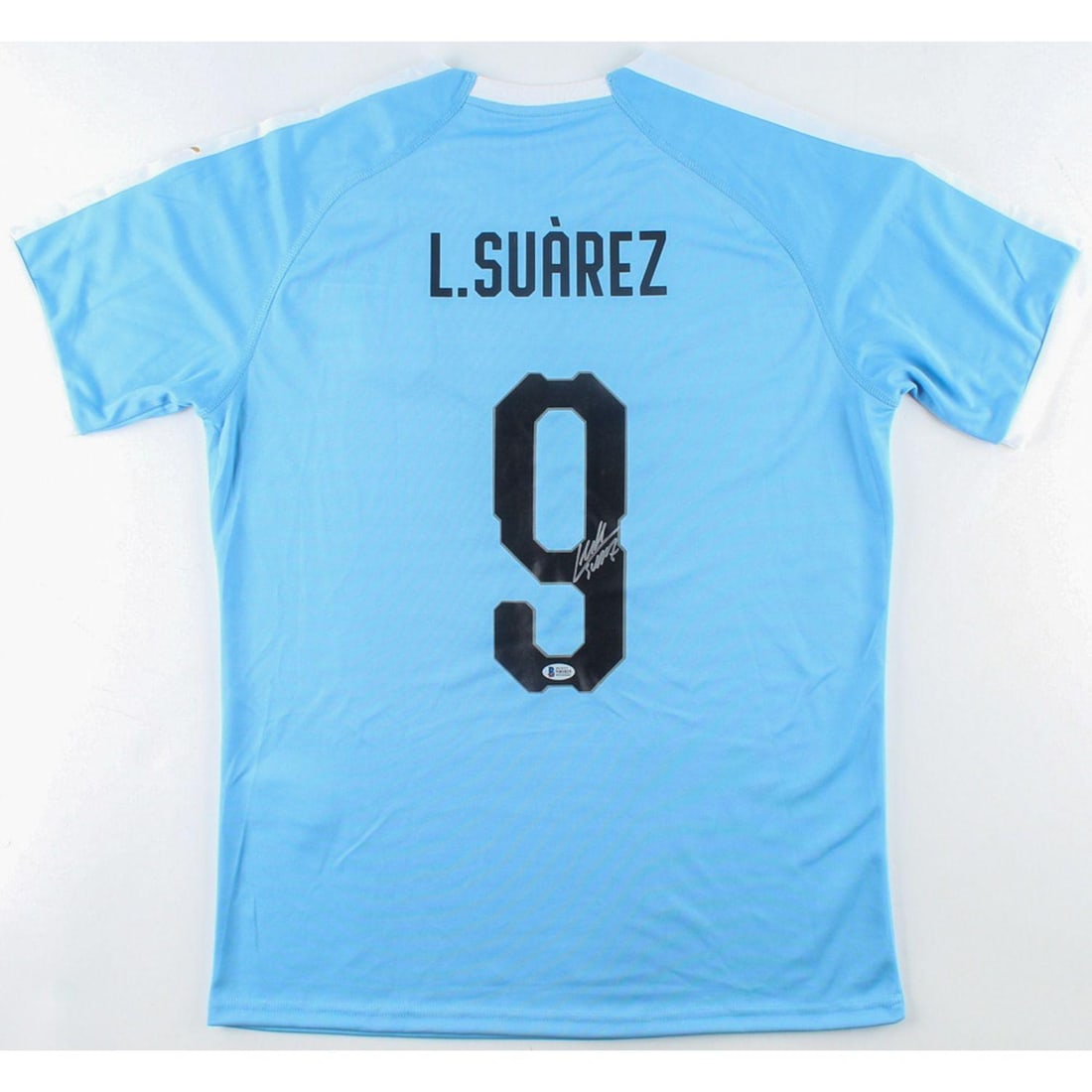 Luis Suarez Signed Uruguay Jersey (Beckett COA) (1 of 1)