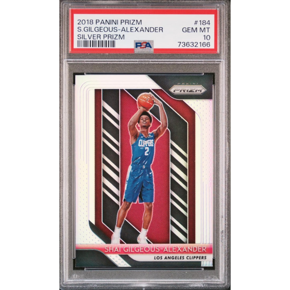 2018 Panini Prizm Shai Gilgeous Alexander Psa 10 Rookie