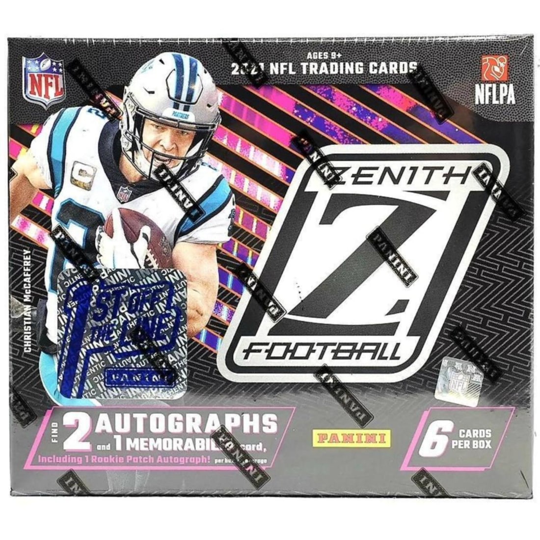 2021 PANINI ZENITH FOOTBALL 1ST OFF THE LINE FOTL HOBBY BOX: 2021 PANINI ZENITH FOOTBALL 1ST OFF THE LINE FOTL HOBBY BOX
