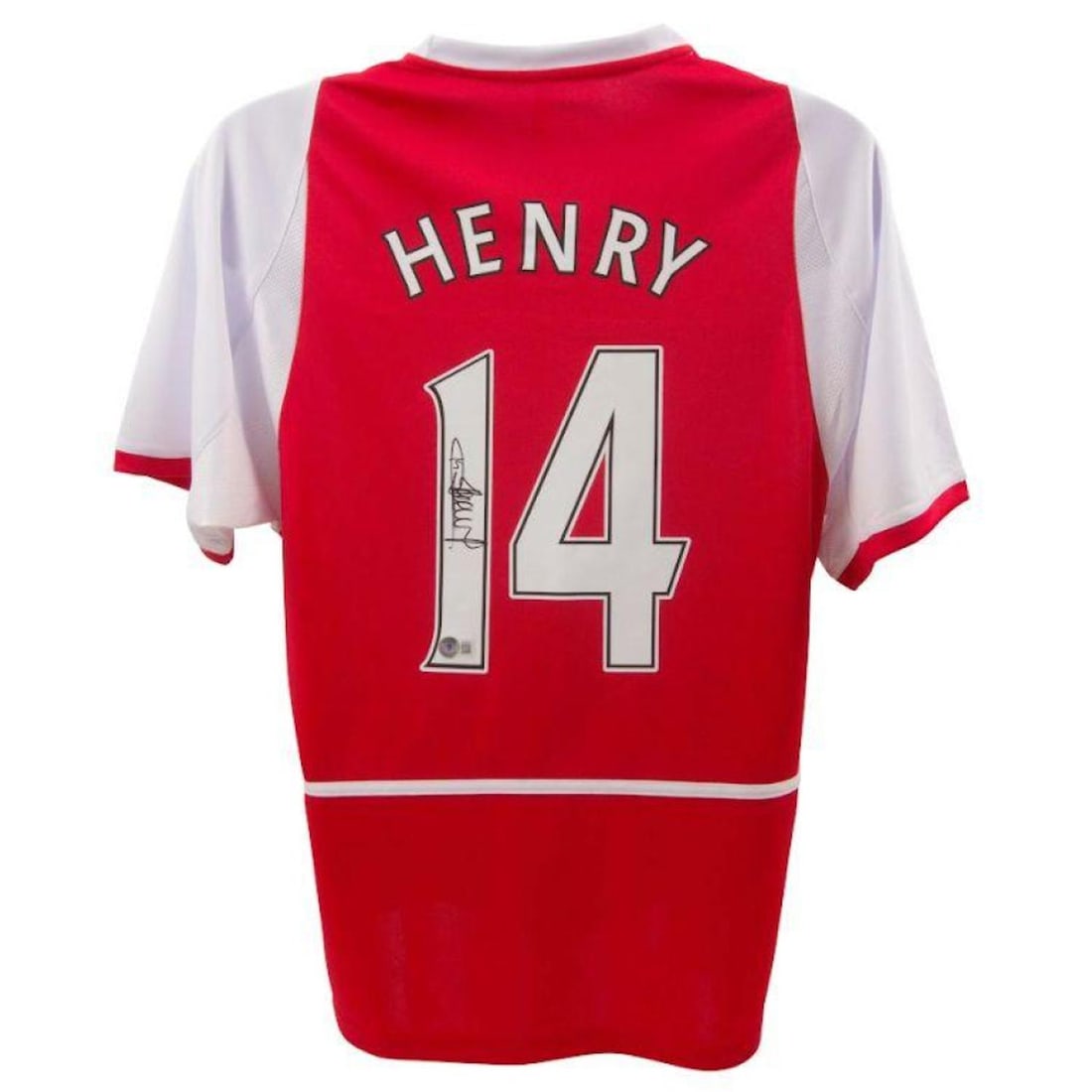 Thierry Henry Signed Arsenal Home Jersey (Beckett): Thierry Henry Signed Arsenal Home Jersey (Beckett)