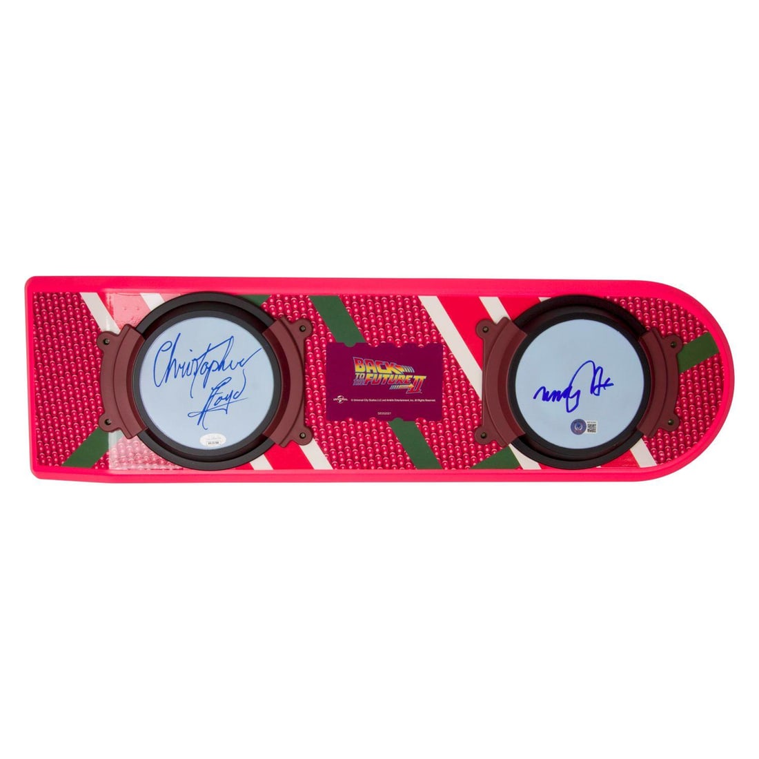 Christopher Lloyd & Michael J. Fox Dual Signed Back to the Future Replica Hoverboard (JSA & Beckett (1 of 1)