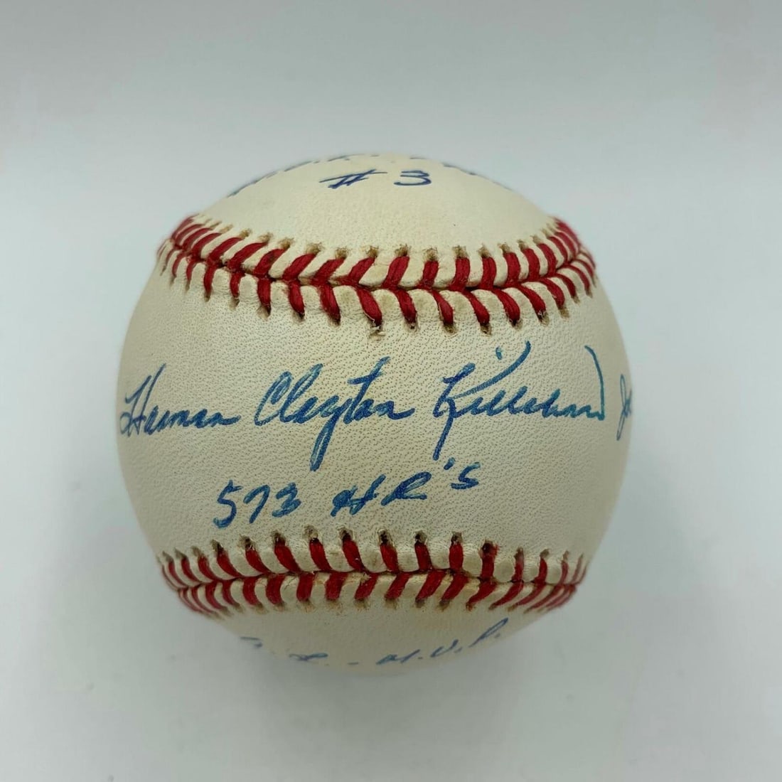 Harmon Killebrew Signed Heavily Inscribed STAT Baseball (SGC) (1 of 5)