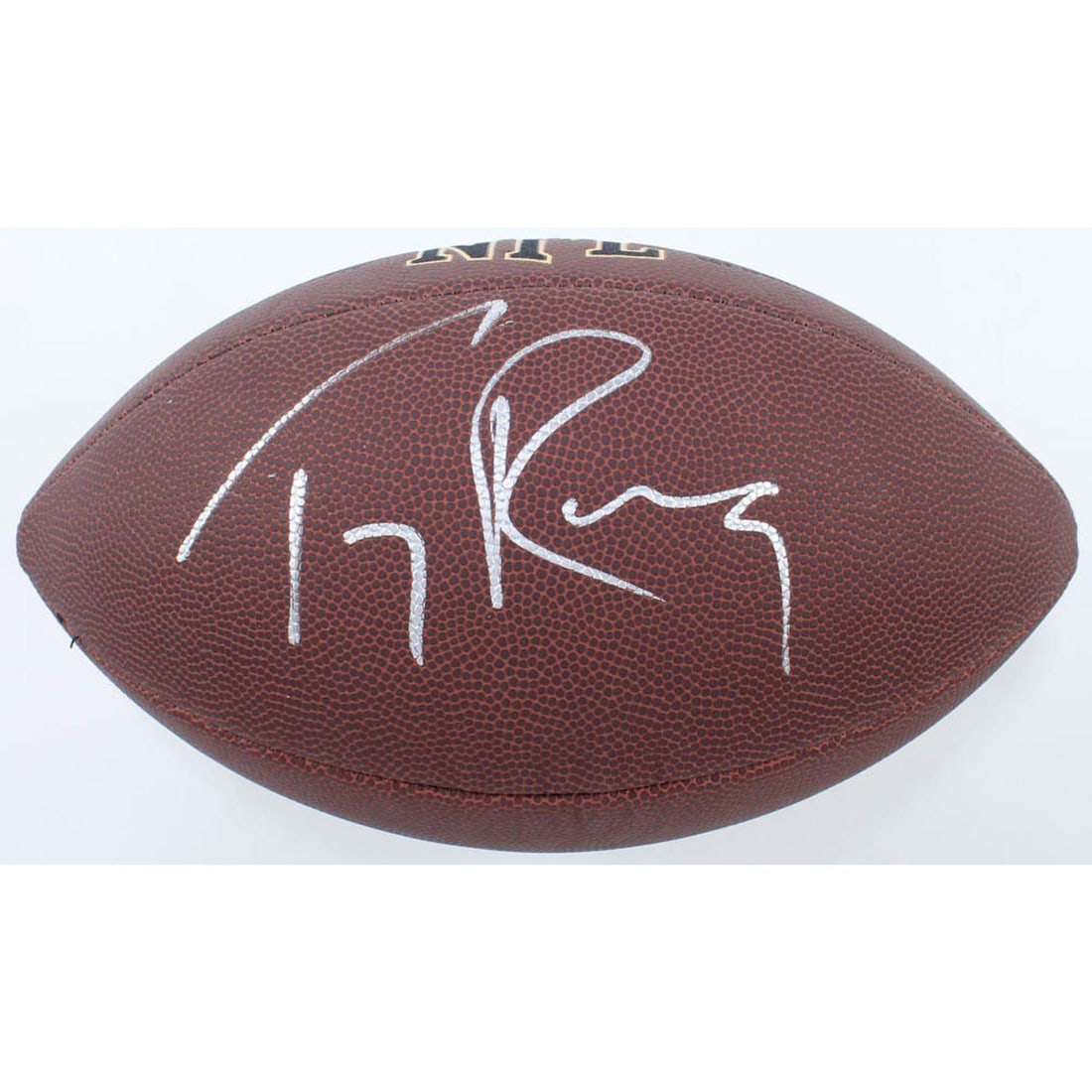 Tony Romo Signed NFL Logo Football (PSA COA): Tony Romo Signed NFL Logo Football (PSA COA)