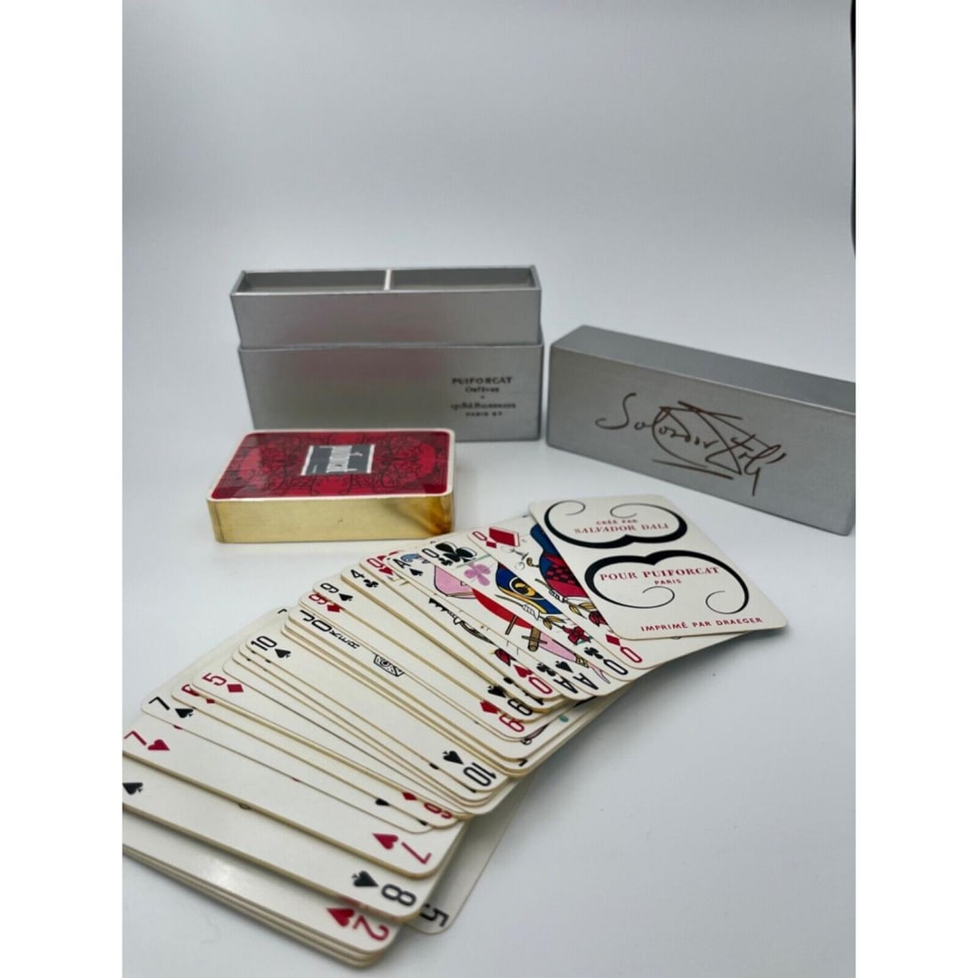 Salvador Dali Puiforcat 1967 1st Edition Playing Cards deck Draeger Frères. (1 of 2)