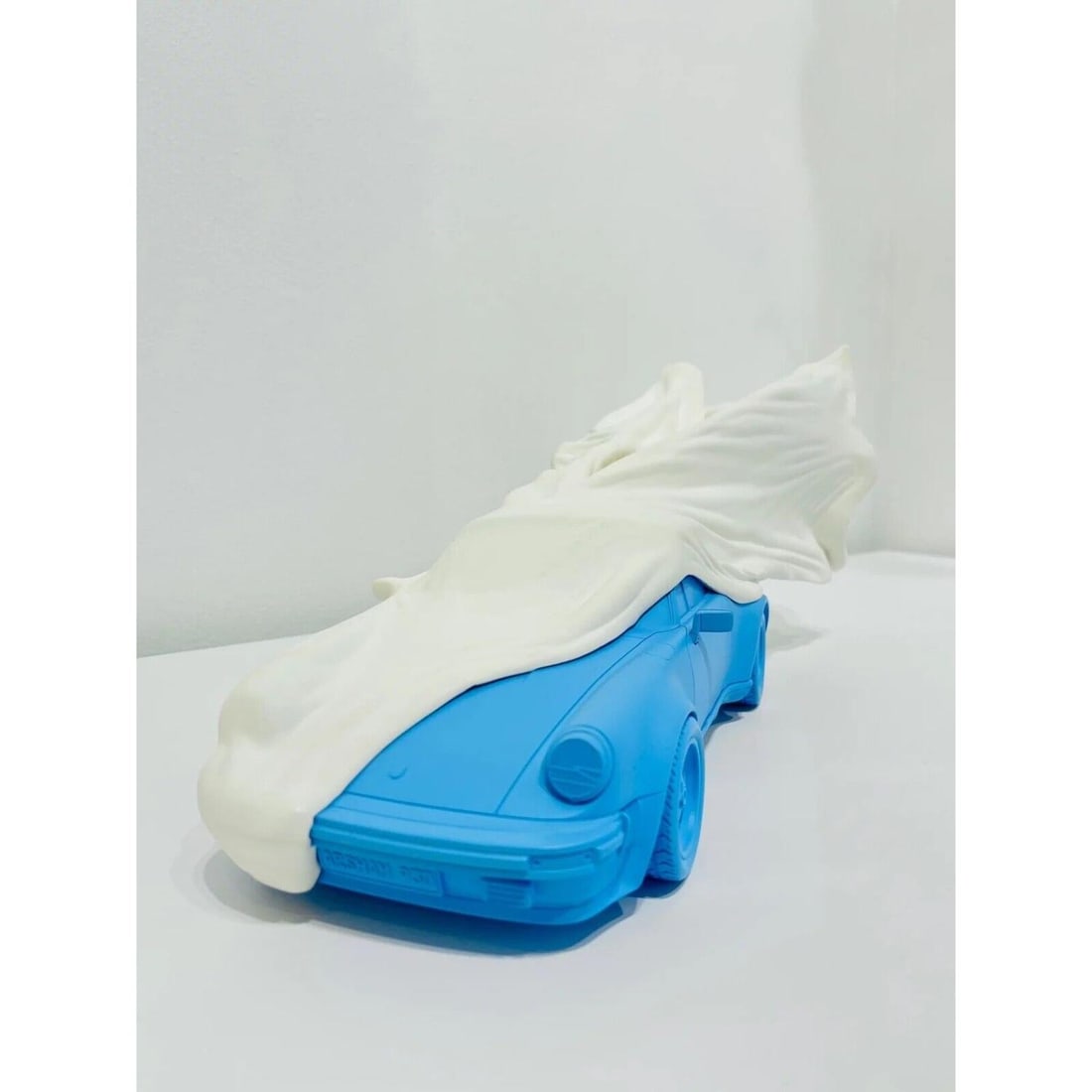 Sealed New Daniel Arsham Veiled Porsche Blue Figure Rare (Edition of 500) 2023: Sealed New Daniel Arsham Veiled Porsche Blue Figure Rare (Edition of 500) 2023