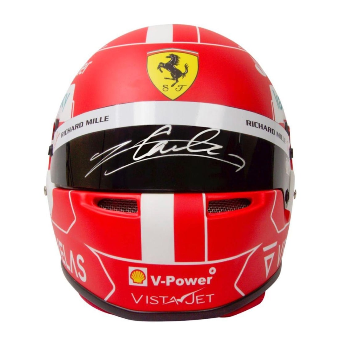 Charles Leclerc Signed Ferrari Full-Size Racing Helmet (Beckett) (1 of 2)