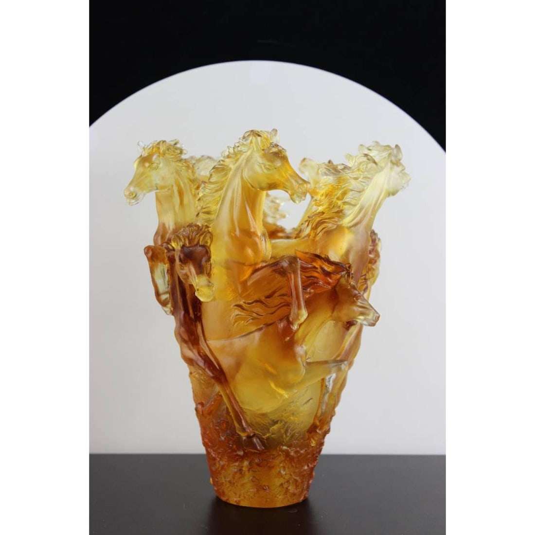 Nancy daum style horse vase 9: Nancy daum style horse vase 9”