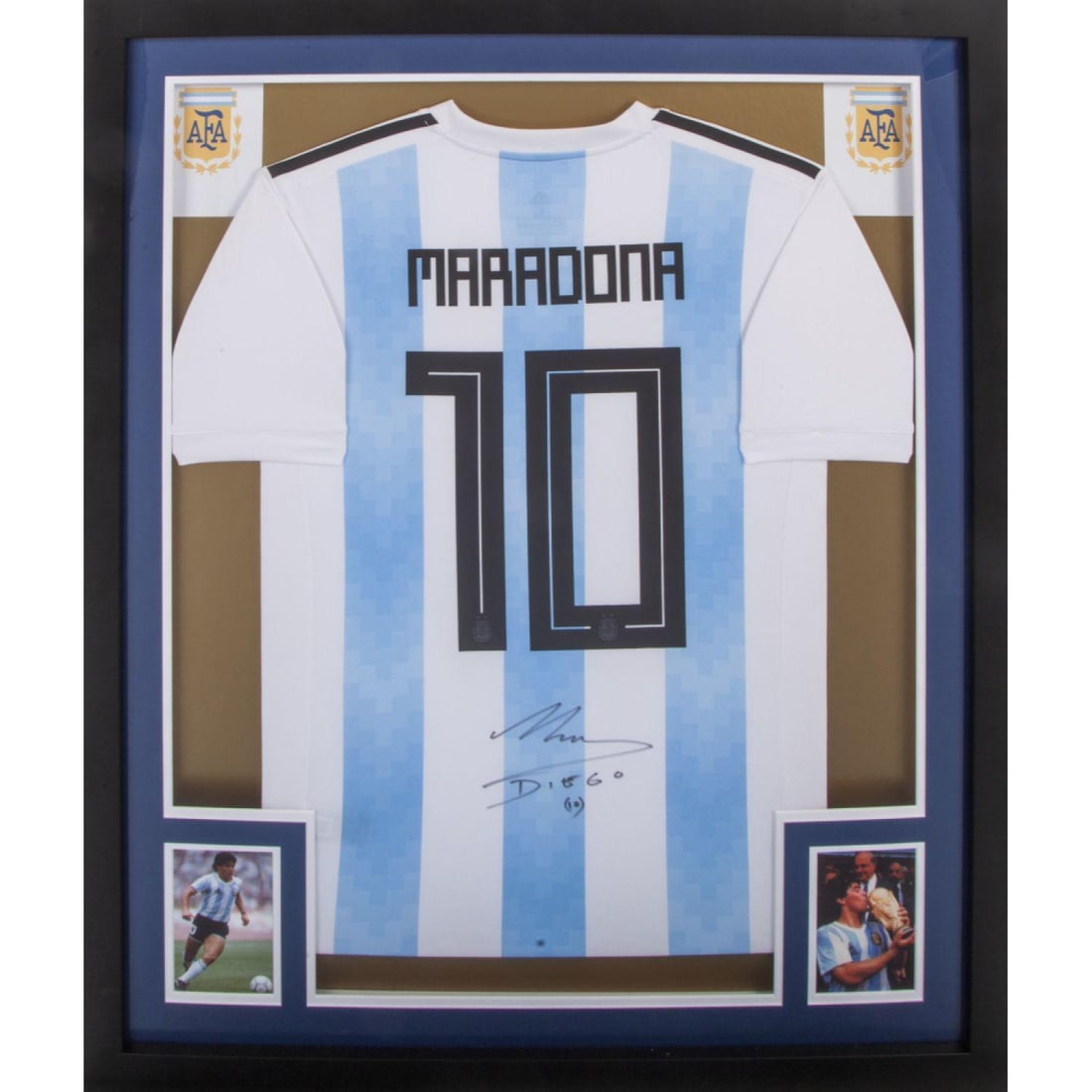 DIEGO MARADONA SIGNED ARGENTINA SHIRT WITH COA (1 of 1)
