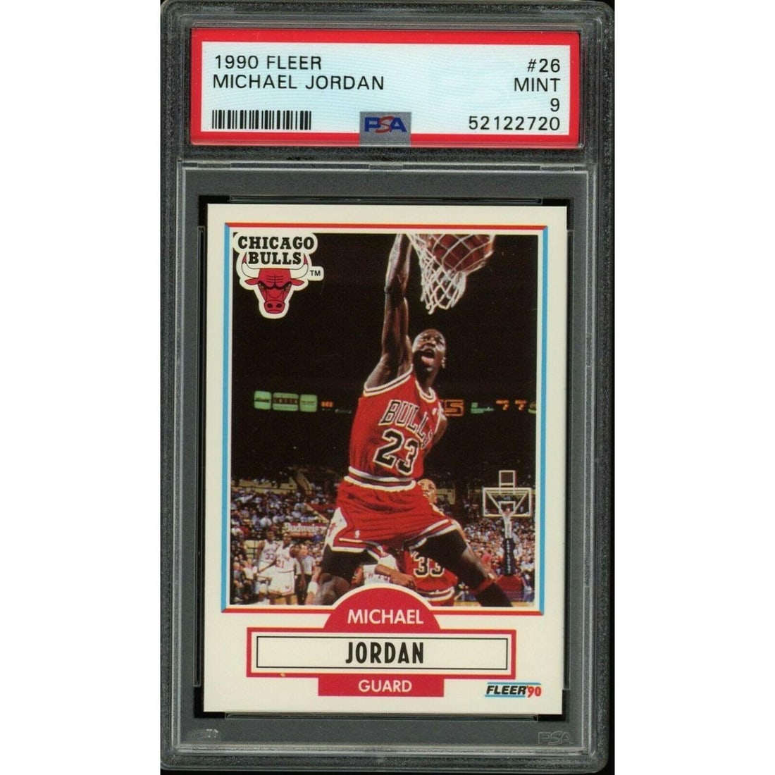 1990 Fleer Michael Jordan PSA 9 #26 (1 of 1)