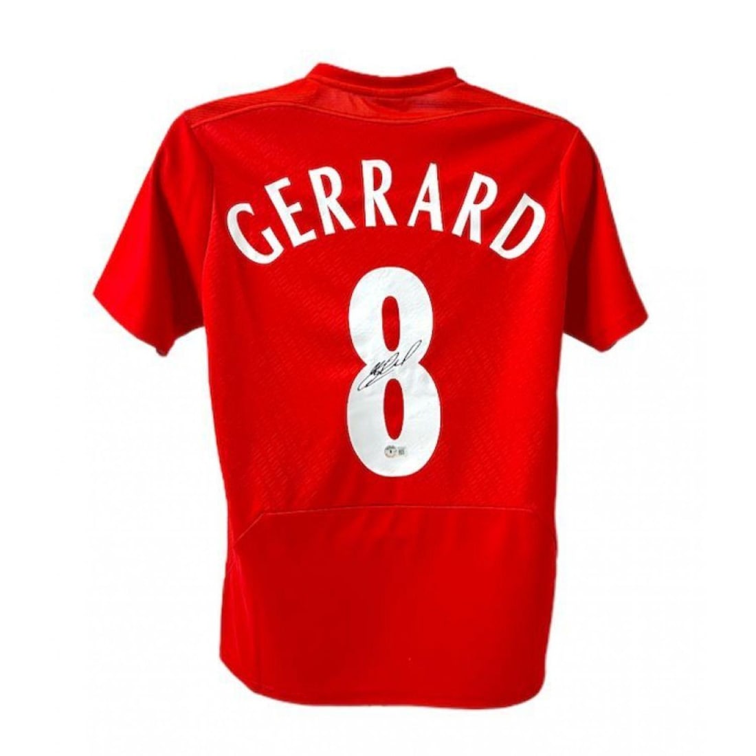 Steven Gerrard Signed Liverpool Jersey (Beckett) (1 of 2)