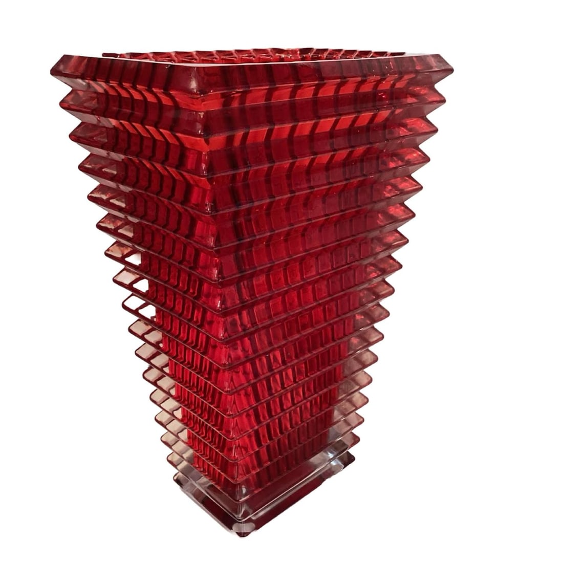 Baccarat style vase H10: Baccarat style vase H10”