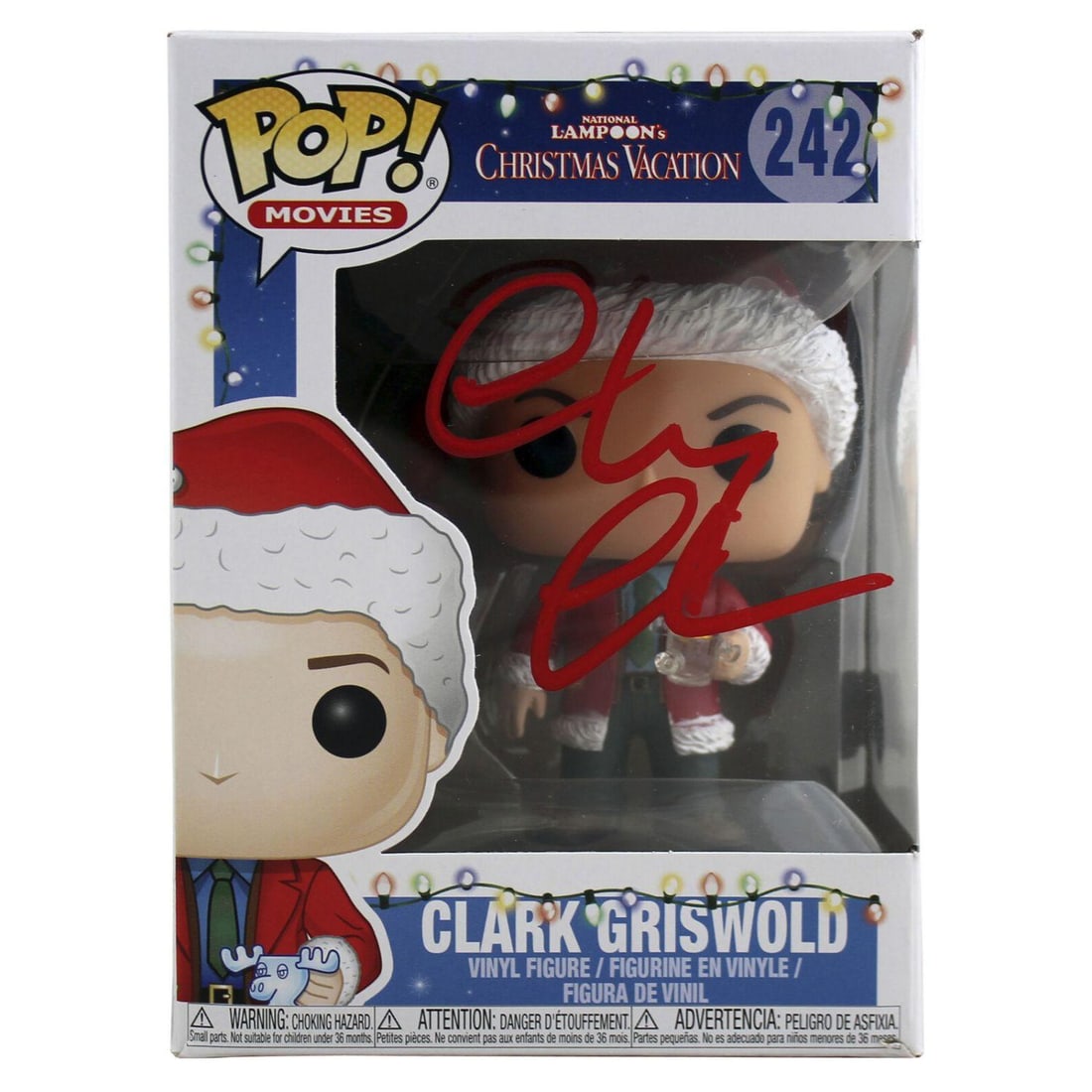 Chevy Chase Christmas Vacation Signed Funko Pop #242 (Beckett COA) (1 of 3)