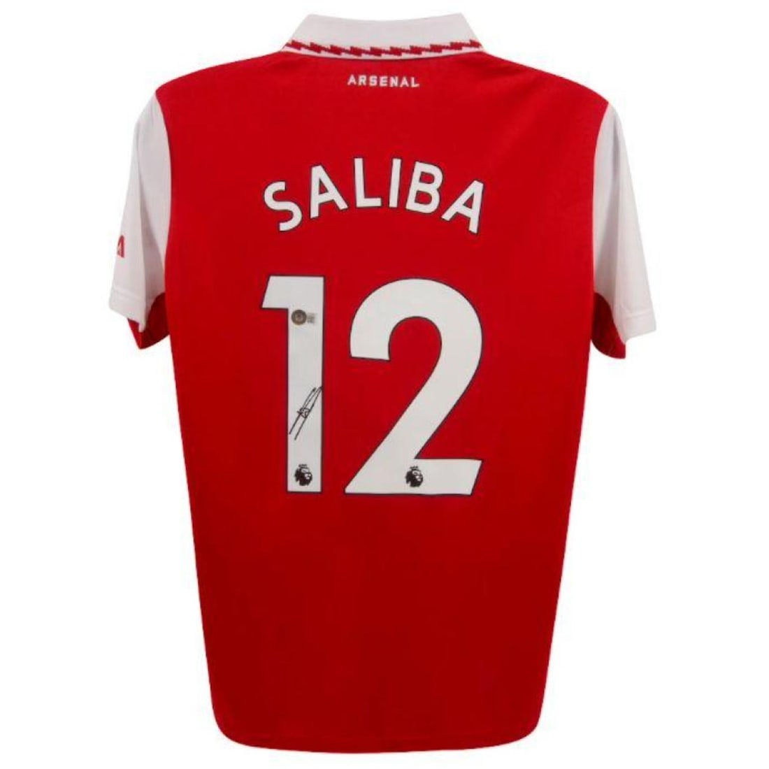 William Saliba Signed Arsenal Home Jersey (Beckett): William Saliba Signed Arsenal Home Jersey (Beckett)