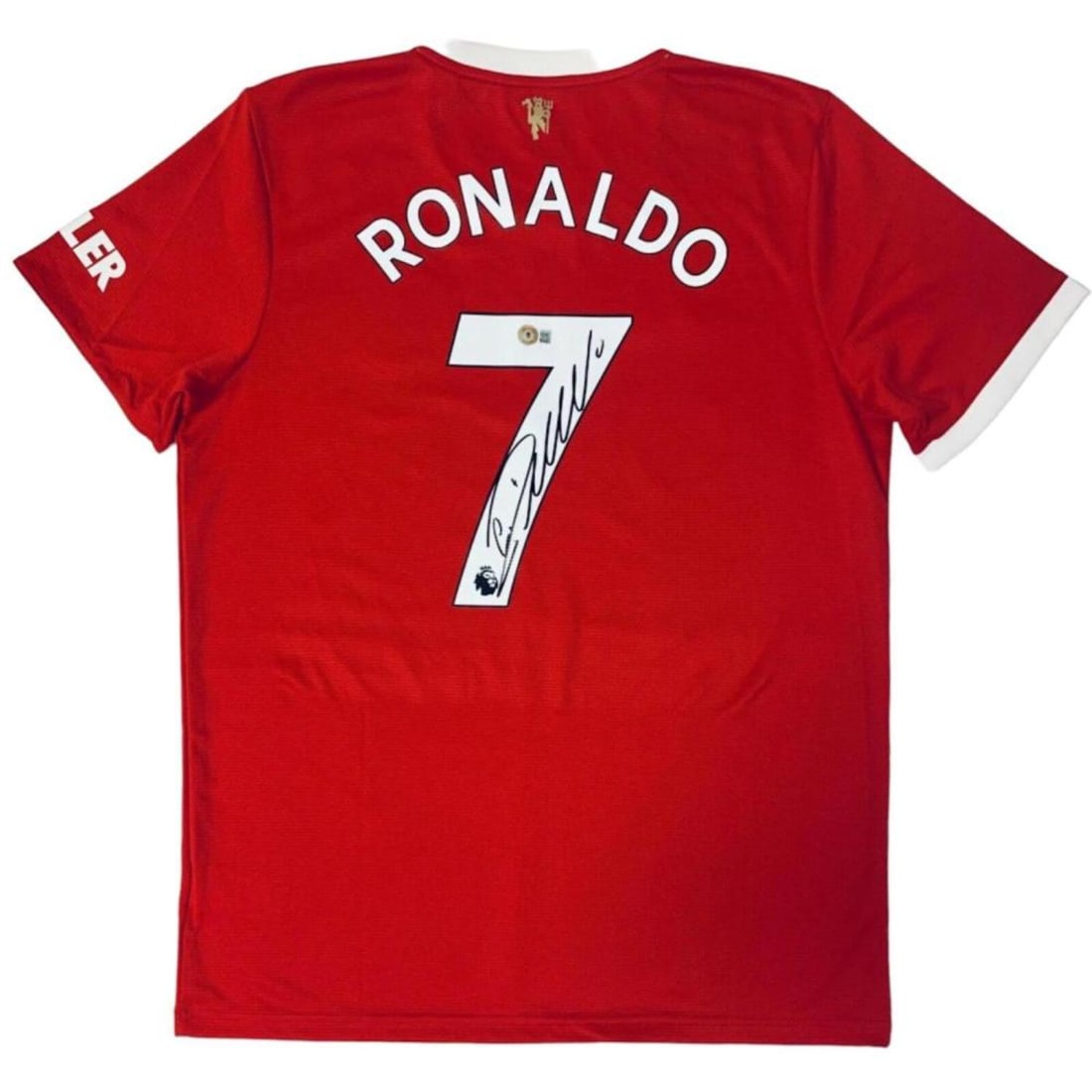 Cristiano Ronaldo Signed Manchester United Home Jersey (Beckett): Cristiano Ronaldo Signed Manchester United Home Jersey (Beckett)