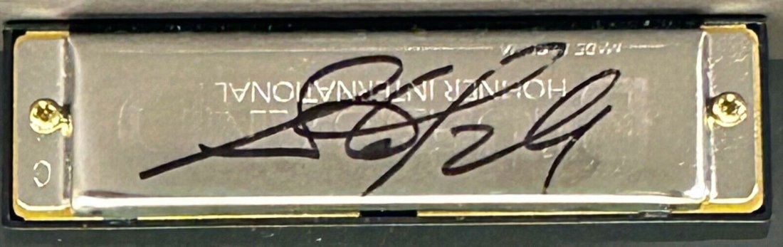 STEVEN TYLER Signed Autograph Harmonica 1x4 JSA COA Aerosmith (1 of 2)