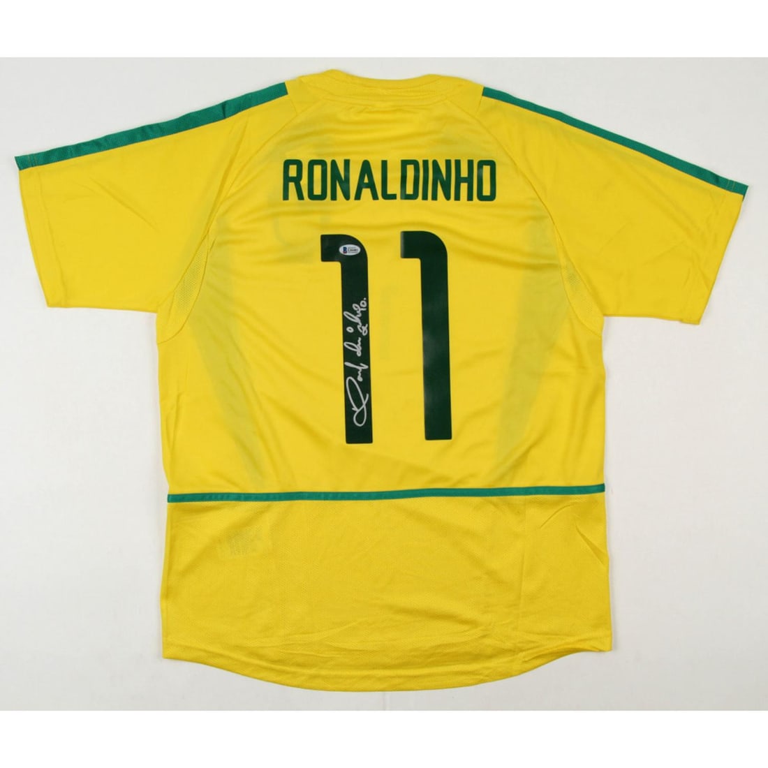 Ronaldinho Signed Jersey Inscribed "R10" (Beckett COA) (1 of 1)