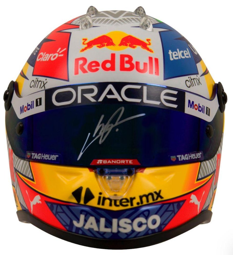 Sergio Perez Signed Red Bull Racing Mini Helmet (Beckett) (1 of 1)