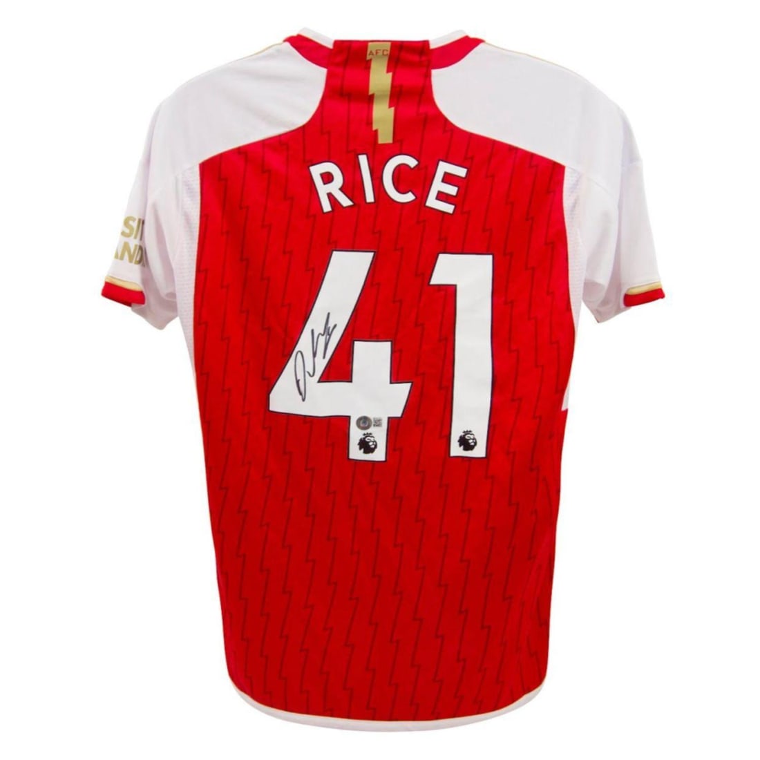 Declan Rice Signed Arsenal Adidas Jersey (Beckett): Declan Rice Signed Arsenal Adidas Jersey (Beckett)