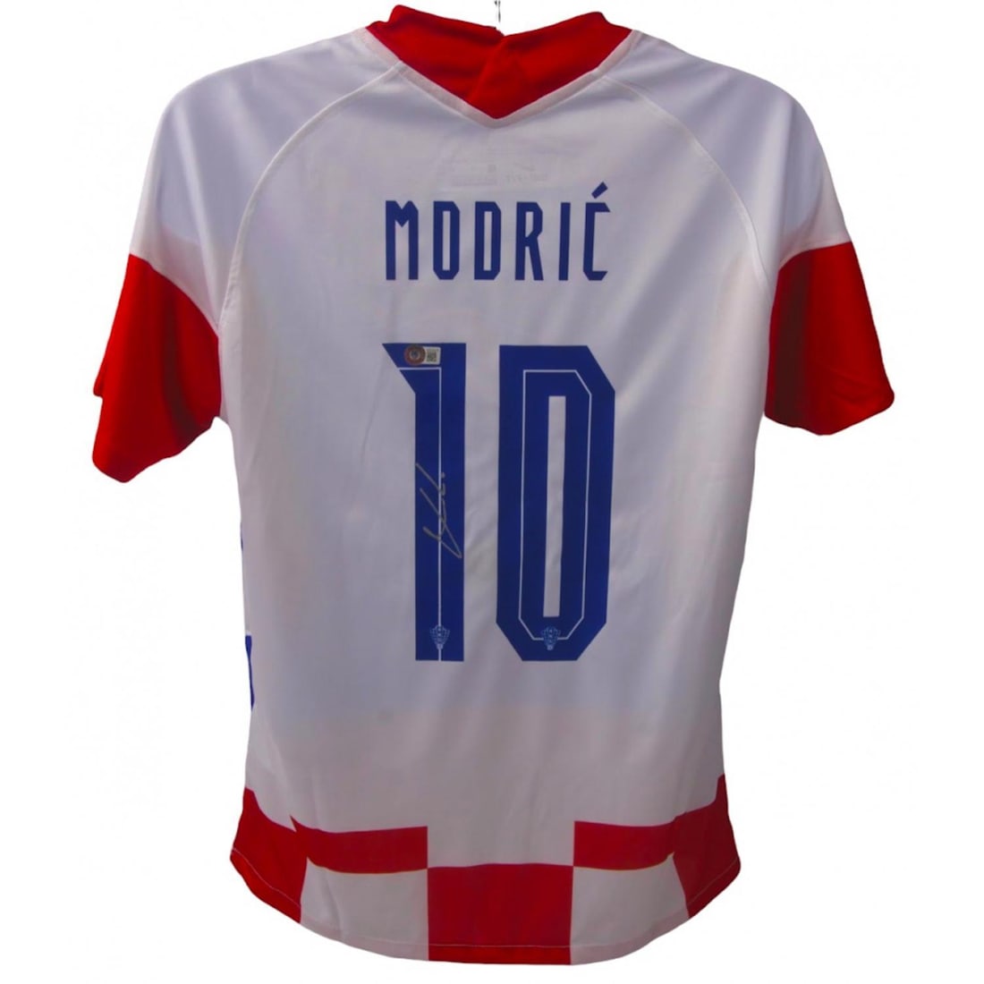 Luka Modric Signed Croatia National Team Jersey (Beckett): Luka Modric Signed Croatia National Team Jersey (Beckett)