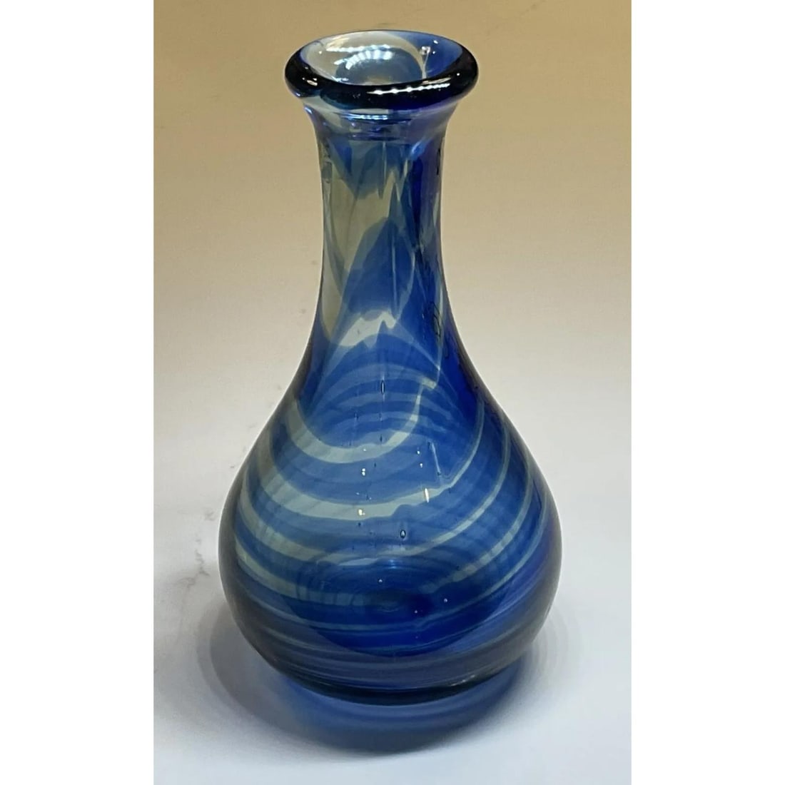Dominick Labino Signed 7.5" Tall Art Glass Vase (1 of 9)