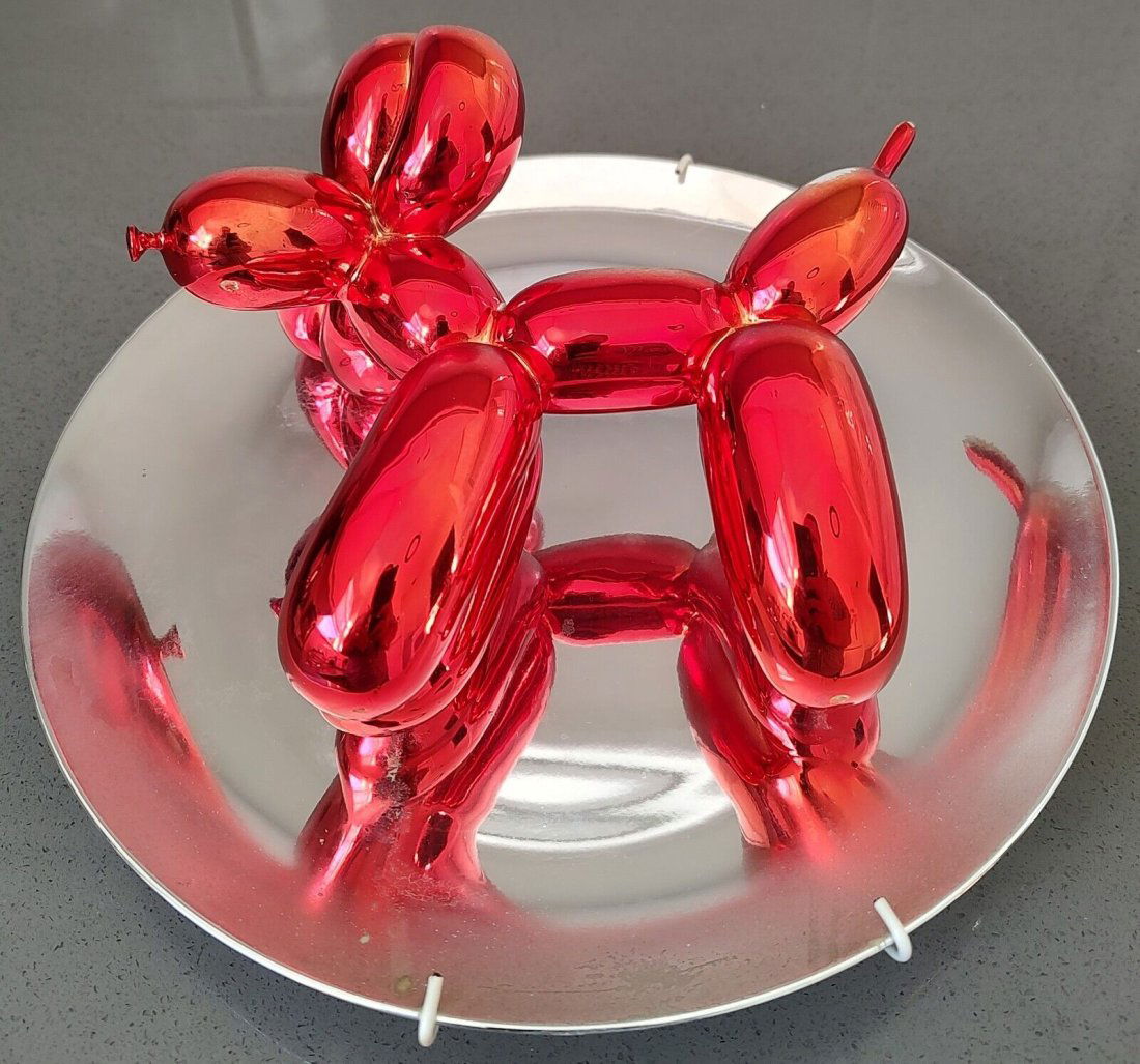 Jeff Koons Balloon Dog Plate Red Limited Edition (1 of 2)
