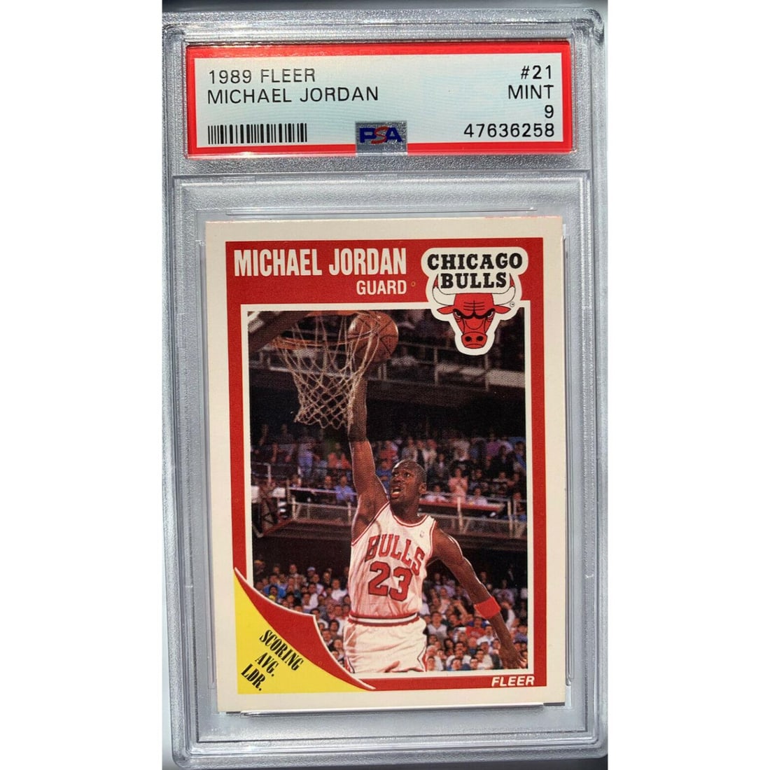 1989 Fleer Michael Jordan PSA 9 (1 of 2)