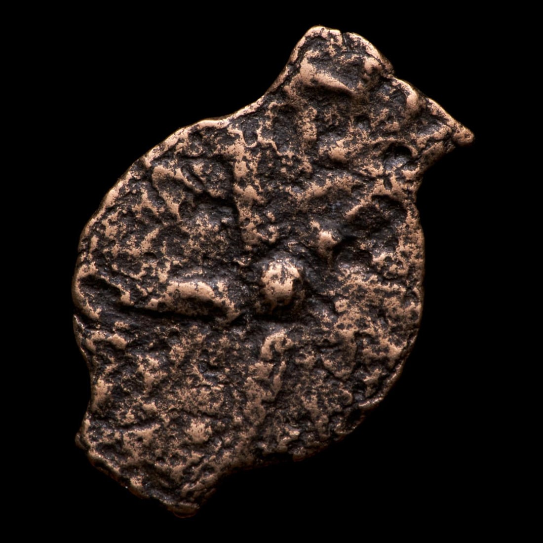 "Widow's Mite" Rare Biblical 2000 Year Old Coin From The Holy Land: Very rare authentic bronze Mite coin.This coin is not a replica, but an actual bronze coin, minted in the Holy Land over 2,000 years ago, during the reign of King Alexander Jannaeus in the century pre