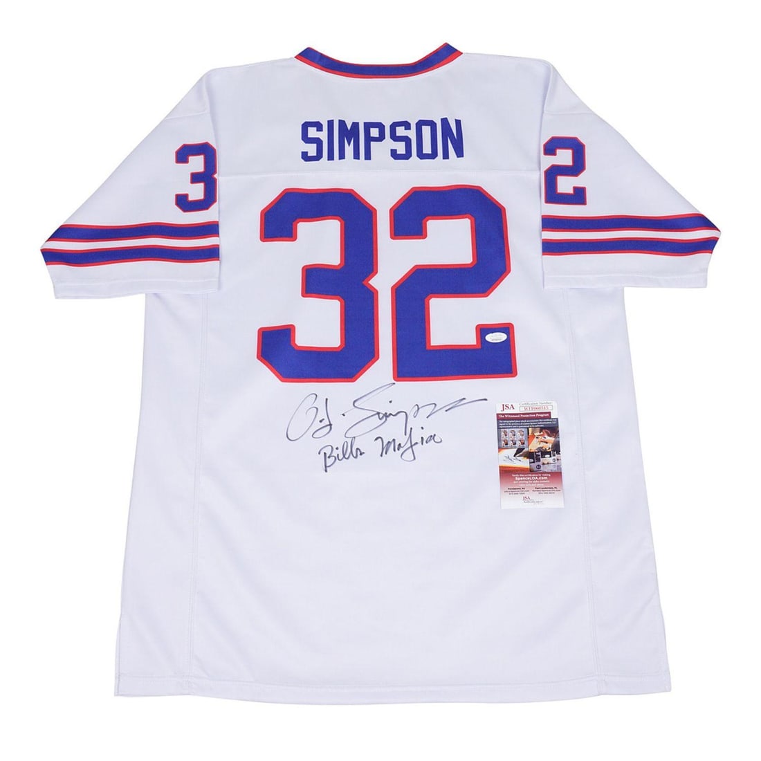 O.J Simpson signed and inscribed Bills Jersey RARE JSA COA (1 of 1)