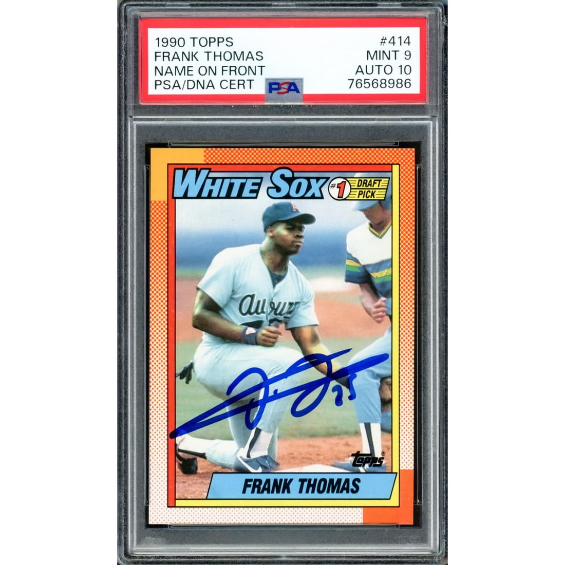 Pele Signed Topps Match Attax Psa 9 Auto