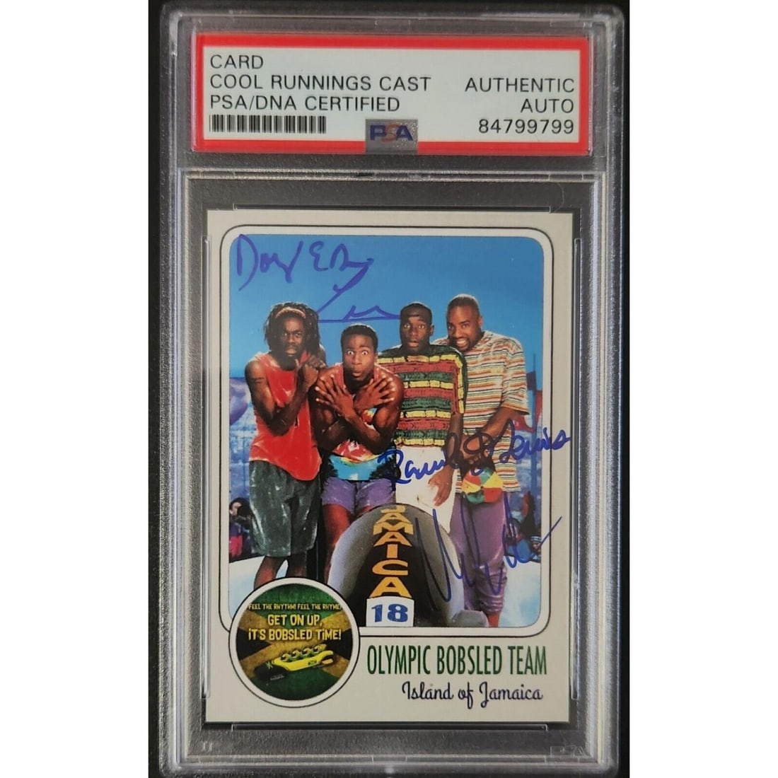 Disney's Cool Runnings Cast Signed Trading Card (PSA) (1 of 1)