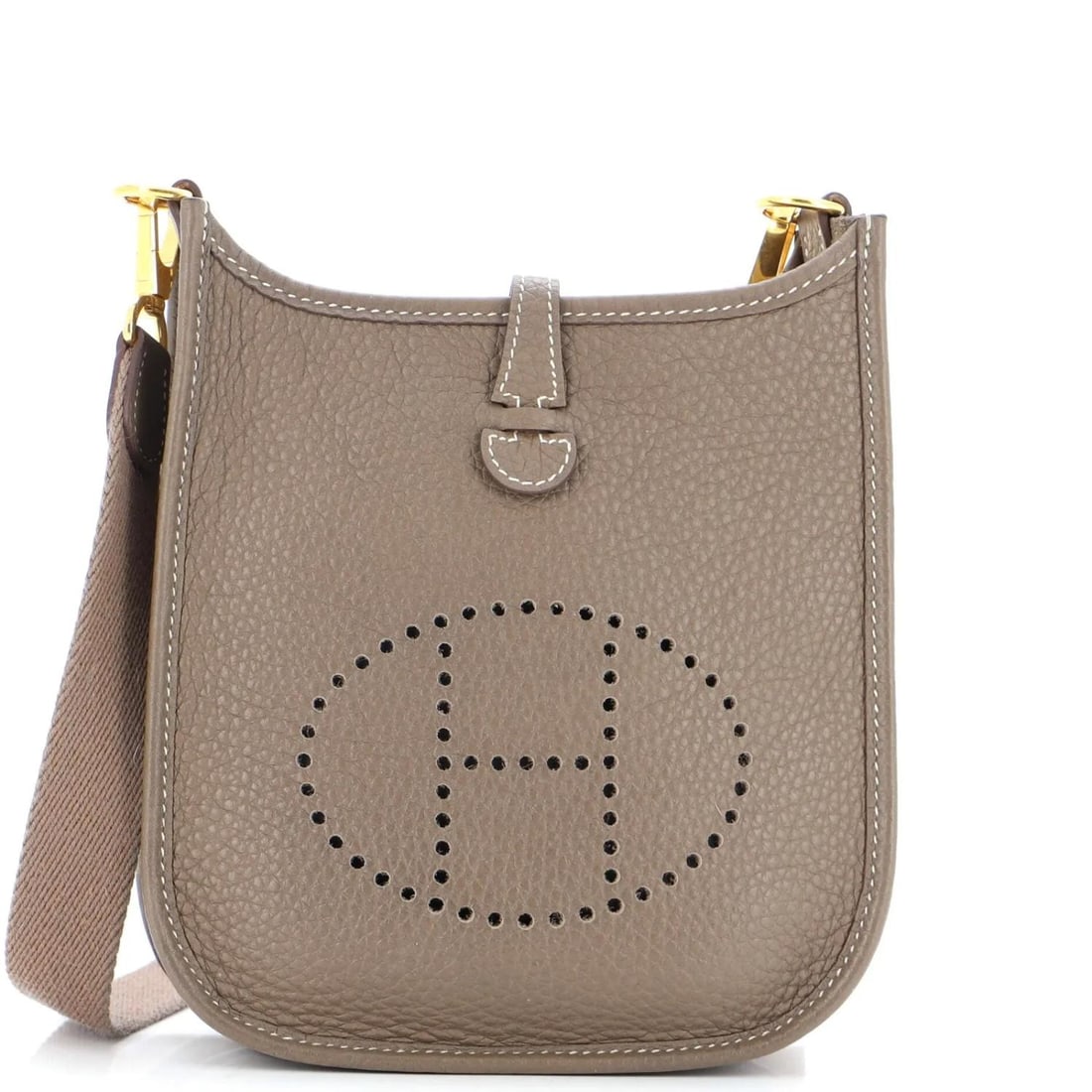 Hermes Evelyne Bag Gen III Clemence TPM Brown (1 of 5)