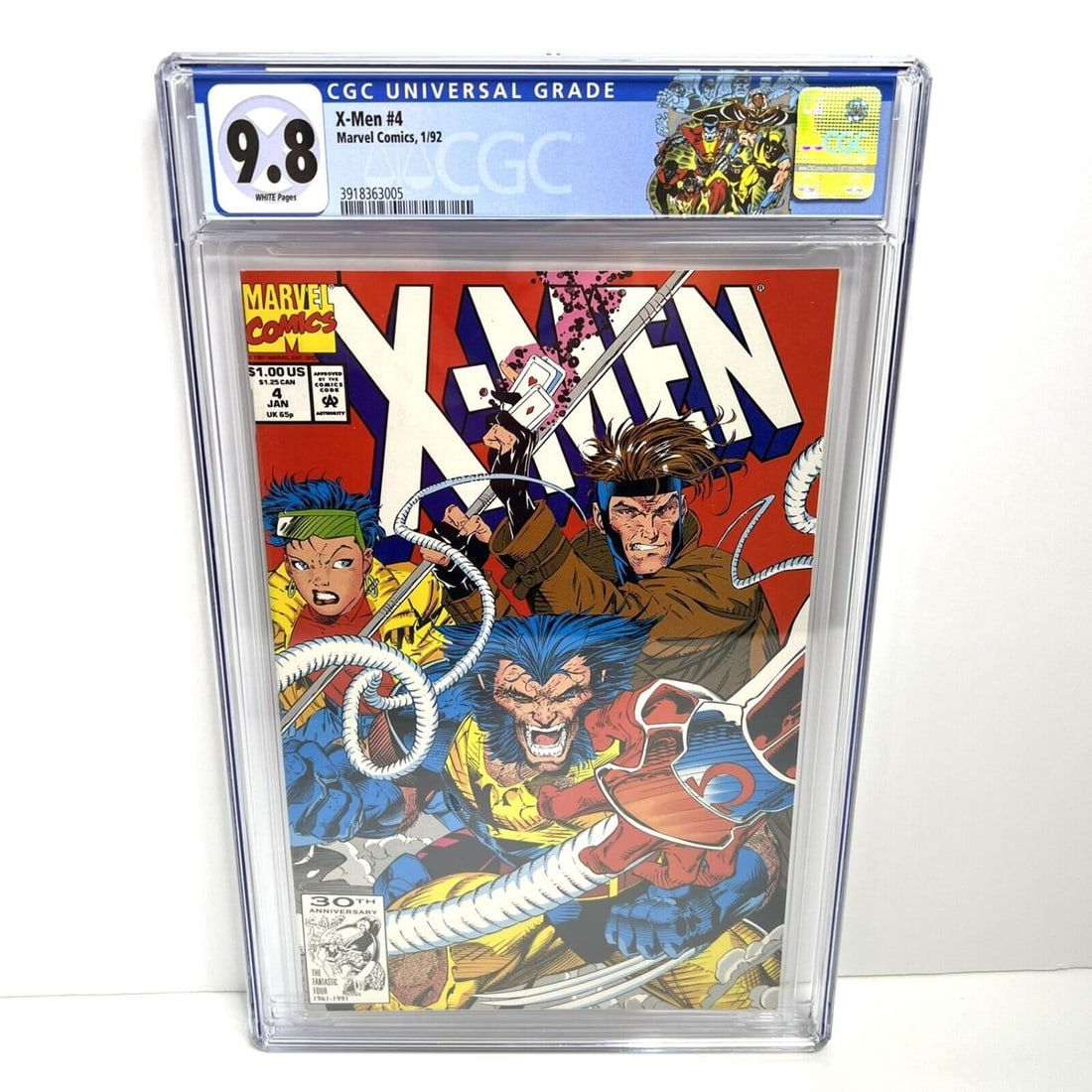 X-Men #4 CGC Graded 9.8 Custom Label 1st Appearance of Omega Red Marvel Comics Key: X-Men #4 CGC Graded 9.8 Custom Label 1st Appearance of Omega Red Marvel Comics Key