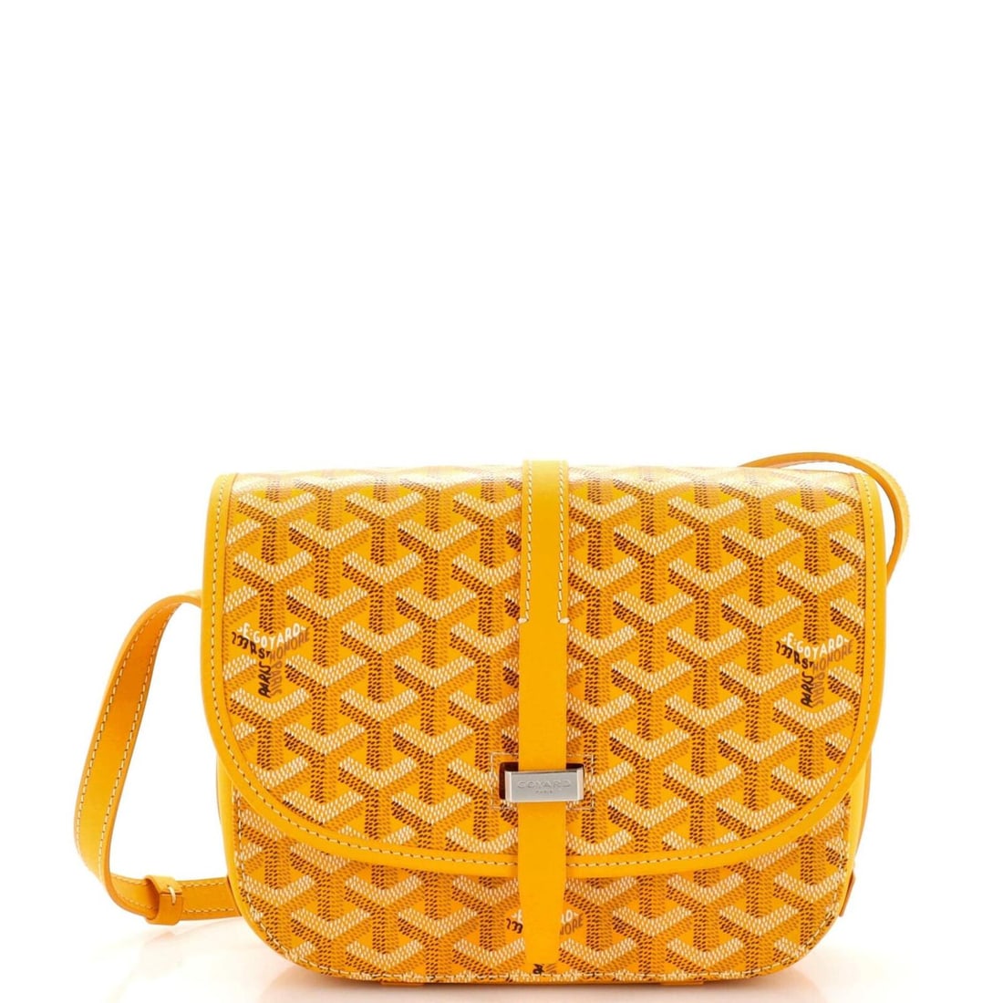 Goyard Belvedere II Messenger Bag Coated Canvas PM Yellow (1 of 5)