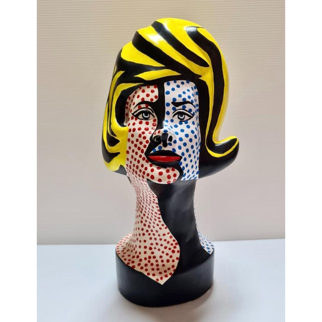 Roy Lichtenstein Handmade plaster sculpture (1 of 6)