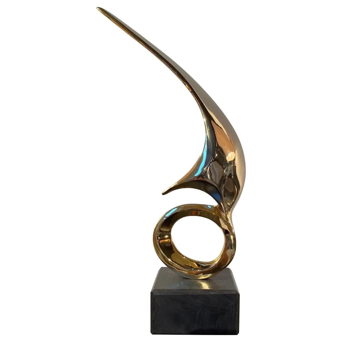 Bob Bennett Signed Abstract Art Bronze Sculpture: Bob Bennett Signed Abstract Art Bronze Sculpture