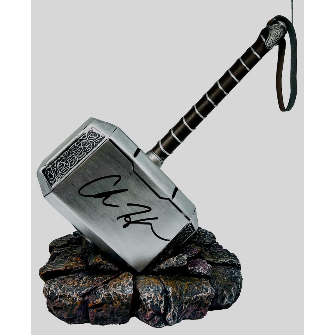 Chris Hemsworth Signed Replica Thor Hammer (Beckett COA) (1 of 1)