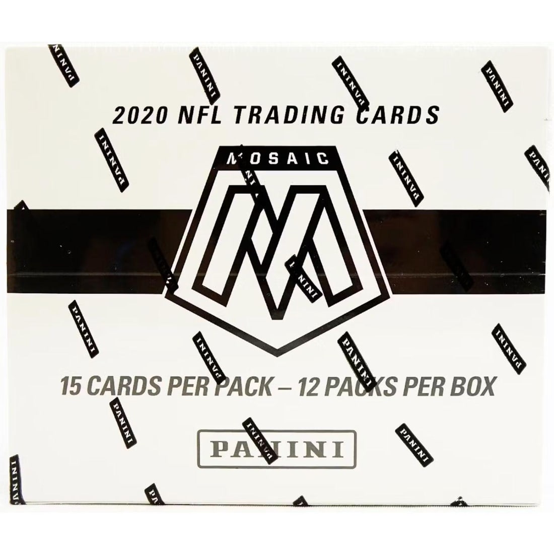 2020 Panini Mosaic Football Factory Sealed Trading Card Box~ 12 Packs, 15 Cards Per Pack (1 of 1)