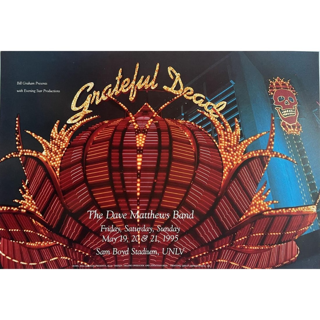 Grateful Dead Concert Poster 1995 BGP-116 (1 of 1)